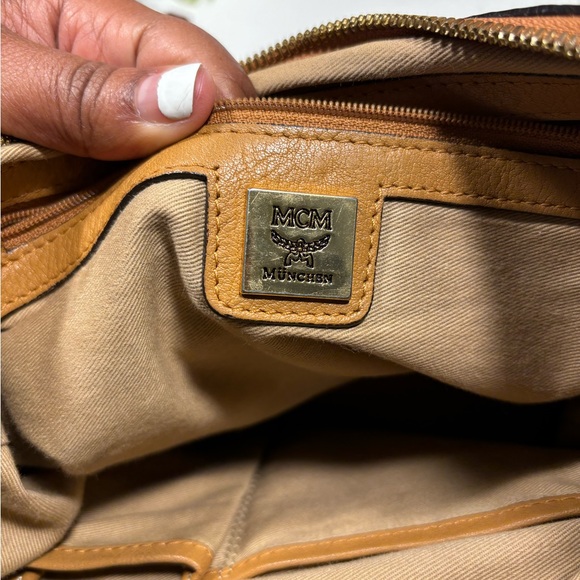 Preloved MCM Cognac hobo bag - Picture 9 of 17